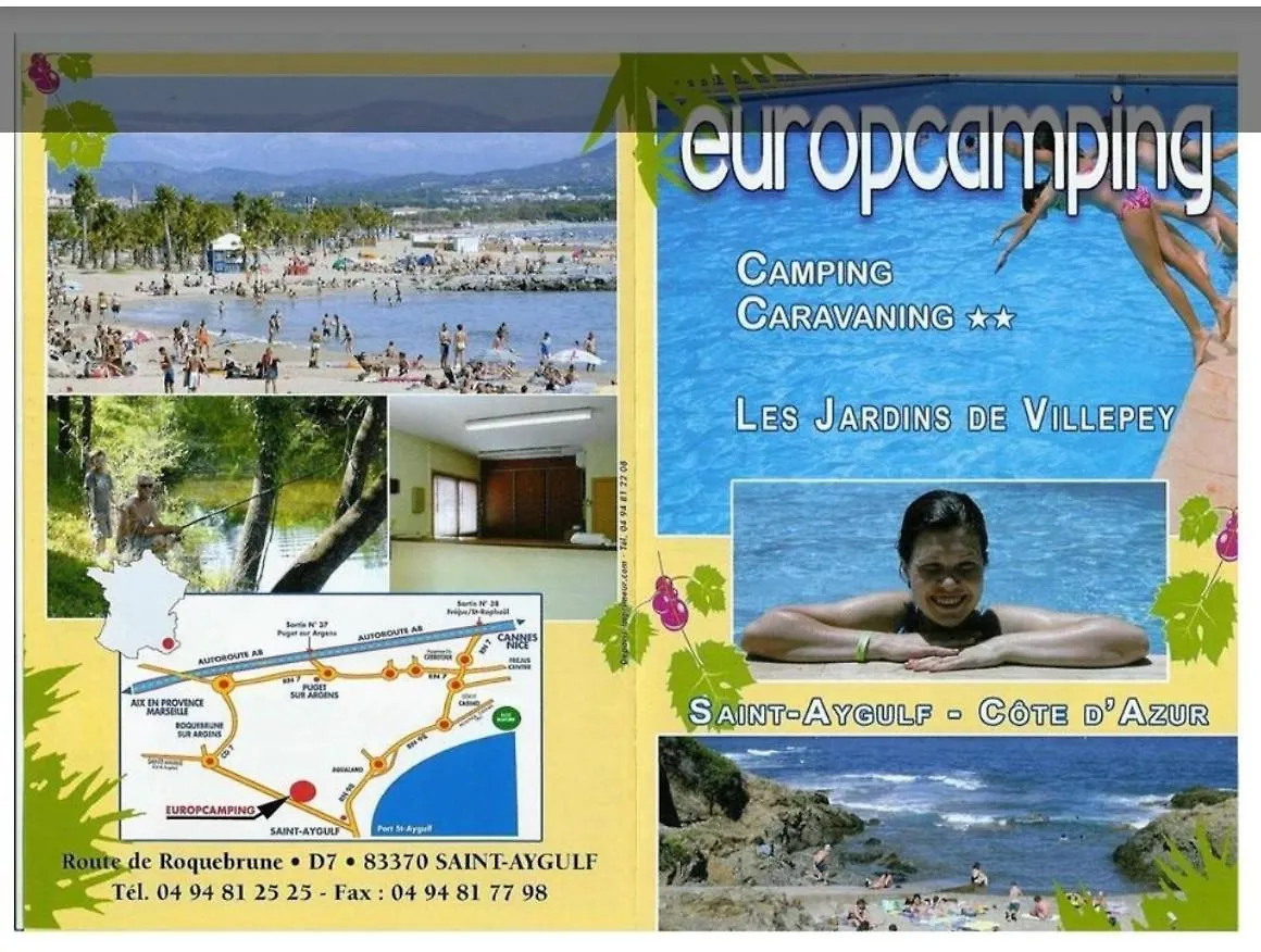 Campsite Vacances Familiales Dans Camping Avec Piscine Frejus France
